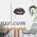 Black Lips Canvas Wall Art Printing Poster Living Room Home Office Decorations Christmas Gifts , Canvas Wall Art Printing, Wall Decor Painting   571261816